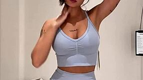 My First Public Try On Haul In Fitting Room Masturbation