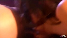 Enchanting lesbians eat one anothers asses and pussy on a magical red couch