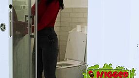 She's our horny secretary aura rodriguez testing a young black guy