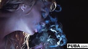 Shyla Stylez indulges in her smoking fetish