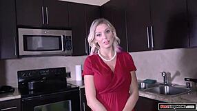 stepson dominates hot busty stepmom