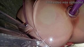 Her anal fetish fulfilled with chair penetration