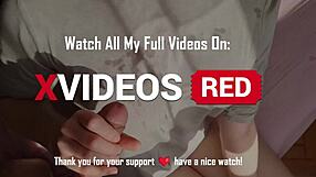 Sunny gives a dirty handjob and shoots hot cum all over my clothes in POV