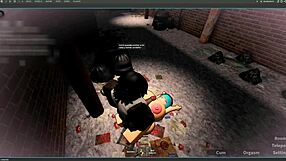 Black guy fucks me in alley, fills tits with cum