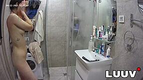 Luuv Girl Alice Showering!