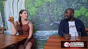 Agatha mama's friendly bar chat turns into hardcore encounter