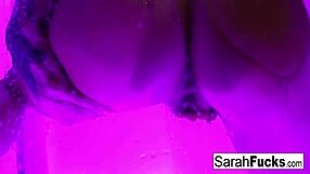 Wet tattooed milf indulges in artistic solo play