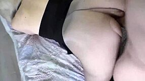 Passionate sex through pantyhose hole, blowjob, doggystyle, footjob, hardcore, kinky, pov, pussy, close up