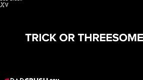 trick or treat threesome featuring jade kimiko, kylie shay, and jay rock from teamskeet