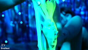 Cutie Piie and Nath Engage in Messy Slime Foot Play