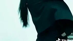 TikTok Prostitutes Shaking Their Asses And Showing Tits