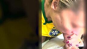 Casada no jogo do brasil