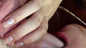 She's sucking her boyfriend's dick with such enthusiasm