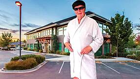 Agarabas and Olpr Strip and Masturbate in Parking Lot