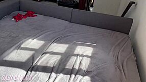 Hot wife intensely sucks neighbor's cock