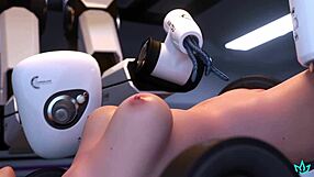 Mercy made to cum many times and knocked up by dominant ai