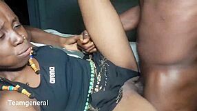 Ebony Ass Shakes in Morning Domination