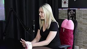 vivian lola in sheer red lingerie gangbang dp