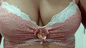 Brazilian milf prepares for webcam live show.