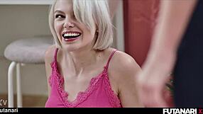 Birthday girl wishes to grow futa cock and fucks her best friend - shemale cum on pussy trailer