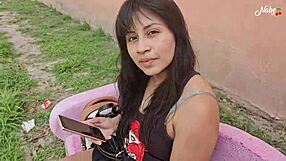 outdoor encounter at the lake with reward request