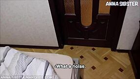 Watch my roommate's unusual yoga technique with cum?