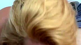 hooker takes cum facial!