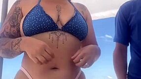 quase transamos na praia lotada