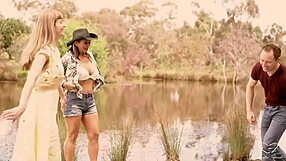 Mishel, Karen, Leo, and Embers are lucky as fuck in this orgy!