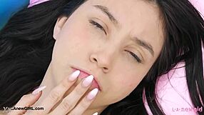 wanna see this asian teen model's sexy body on display?