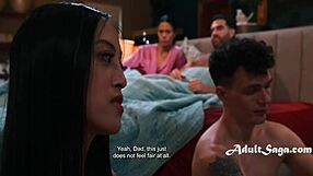 Intense Taboo Family Bed Sharing Turns Into Wild 4some With Mother-In-Law And Not Son