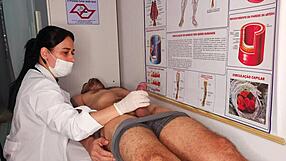 erection in front nurse