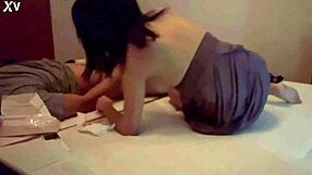 Measuring Huge Cock Length With Pussy And Intense Sex