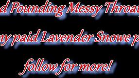 Cheating Goth Slut Squirts Pussy During Rough Facefuck Orgasm