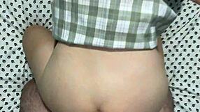 Pov stepdad makes homemade sex video with blonde stepdaughter on creaky bed