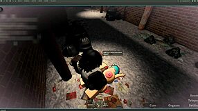 Black guy fucks me in alley, fills tits with cum