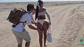 Is this rough beach sex with mariana martix too intense?