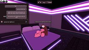 Blonde girl cheated on bf with a black dick in roblox