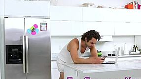 Blonde teen cunt spills creampie