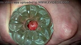 Hey, check this close-up cum oozing out.