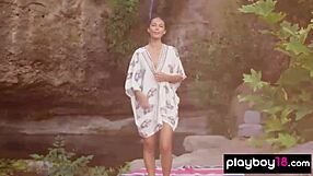 Naked milf yoga instructor daniella smith makes her body more flexible