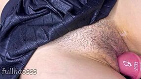 Teasing Hairy Pussy Stepdaughter Close Up And Cum Inside Her Wet Beaver