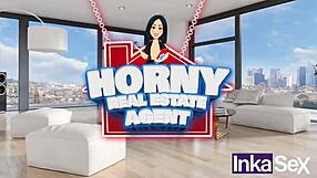 I, Milagros Rayza, fuck the young buyer as the real estate agent