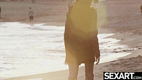 watch this beauty finger her shaved pussy to orgasm