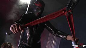 Whornyfilms police officer hardcore threesome with masked guy