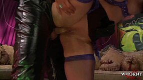 Whornyfilms police officer hardcore threesome with masked guy