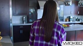 Wicked - Big Tittied Booty Call Babe Comes Over To Get Hard Dicking