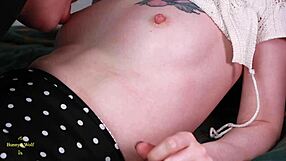 Slow and Creamy Lesbian Sex with Close-Up Cunnilingus