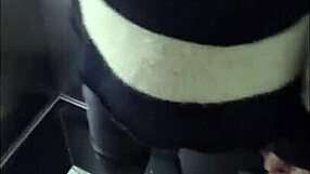 Can a beach walk lead to cock insertion with a busty brunette and her big-assed partner in underwear?