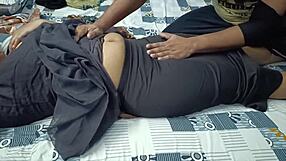 horny desi couple kiss deep and fuck passionately on bed